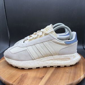 Adidas Retropy E5 Womens Size 8 Running Shoes Off White Gray Athletic Sneakers